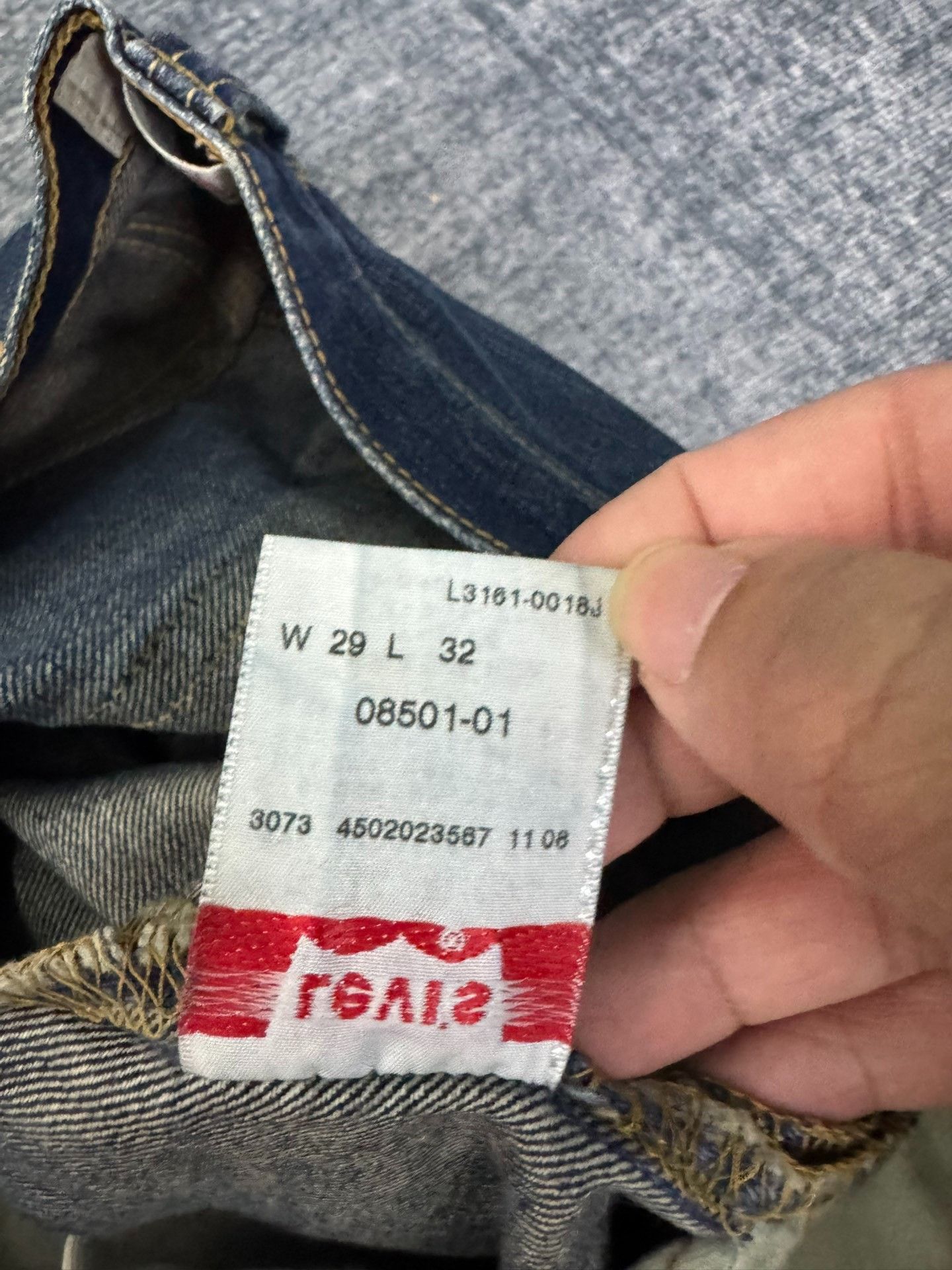 Levi's Vintage Levis 08501 Washed Jeans Size US 31 - 4 Thumbnail