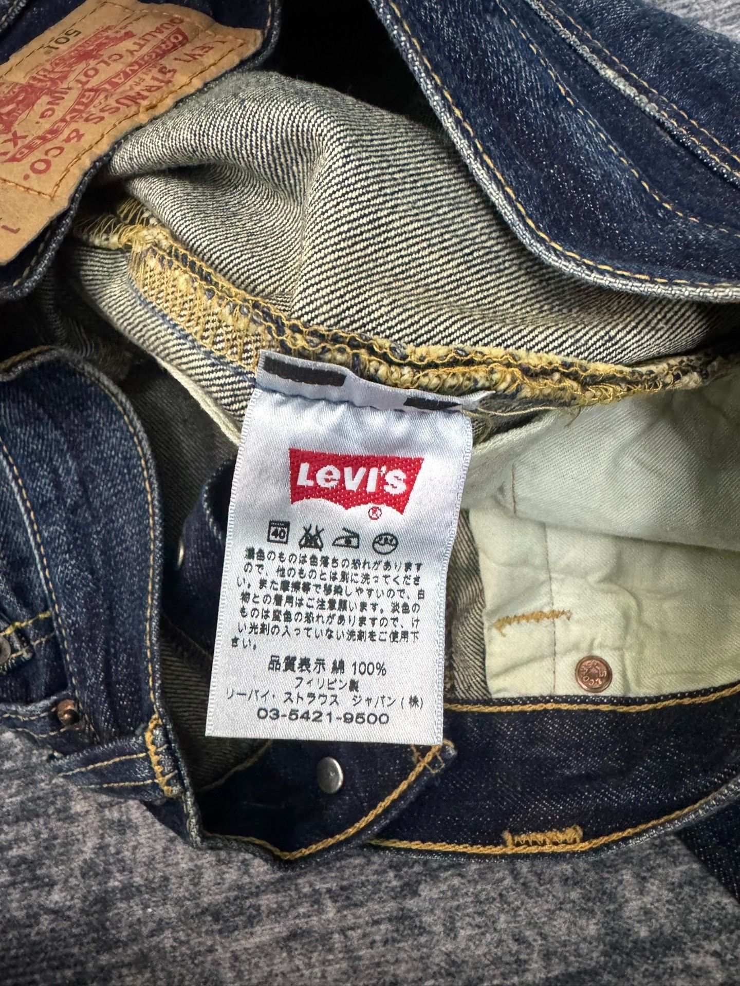 Levi's Vintage Levi's 08501 Jeans Size US 32 / EU 48 - 4 Thumbnail