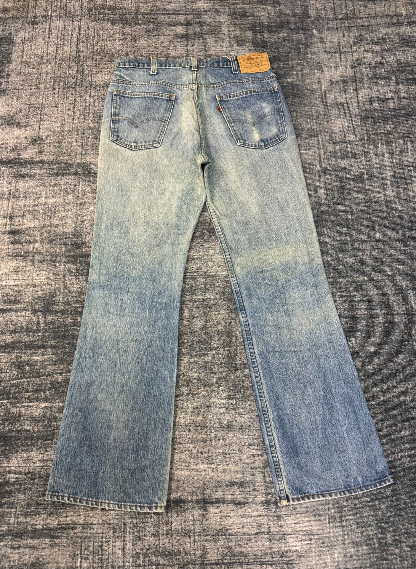 Levi's Vintage Levis 517 80s USA Washed Blue Jeans Size US 33 - 5 Thumbnail