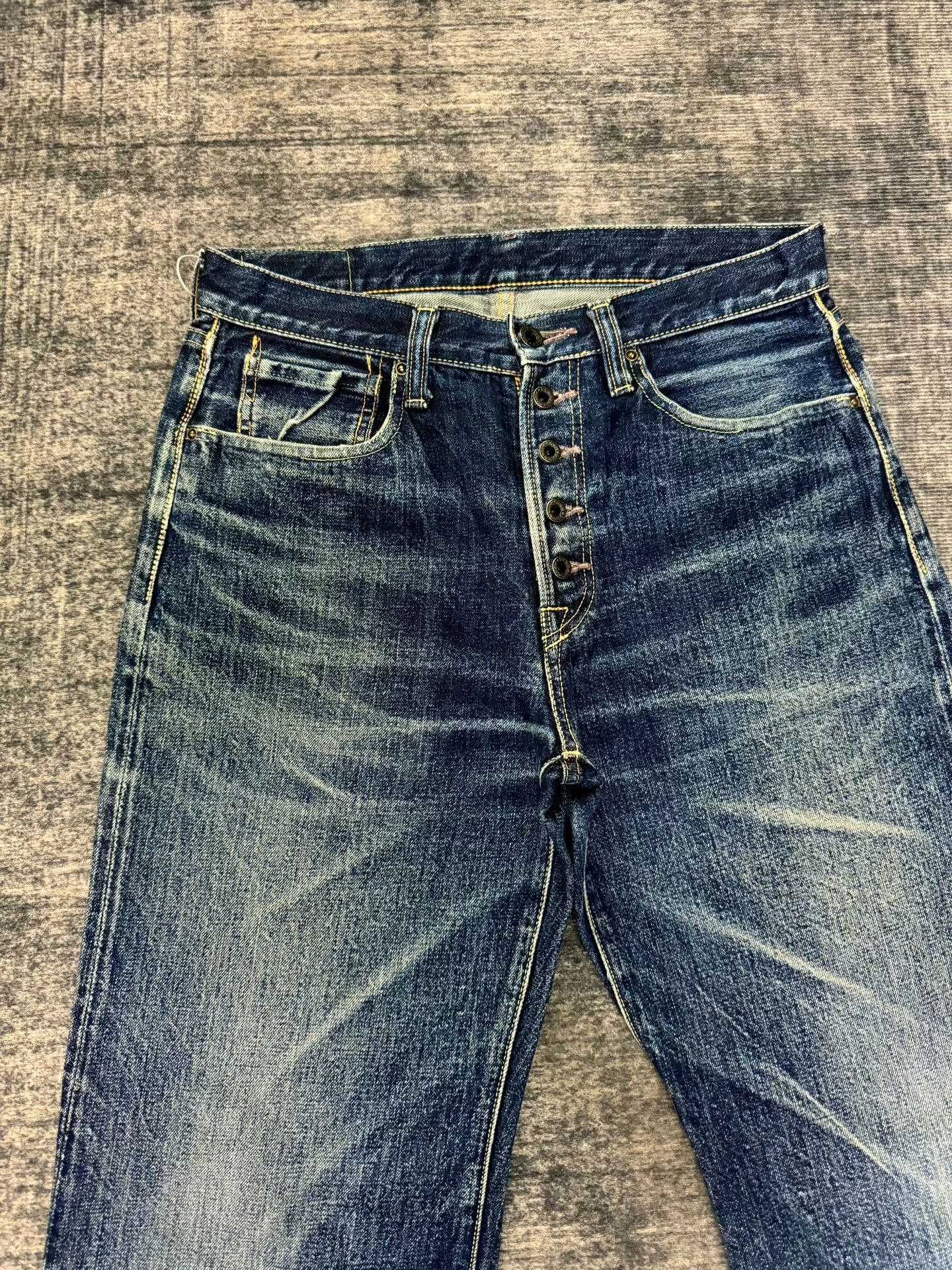 Kapital Vintage KAPITAL Washed Blue Jeans Size US 32 / EU 48 - 3 Thumbnail