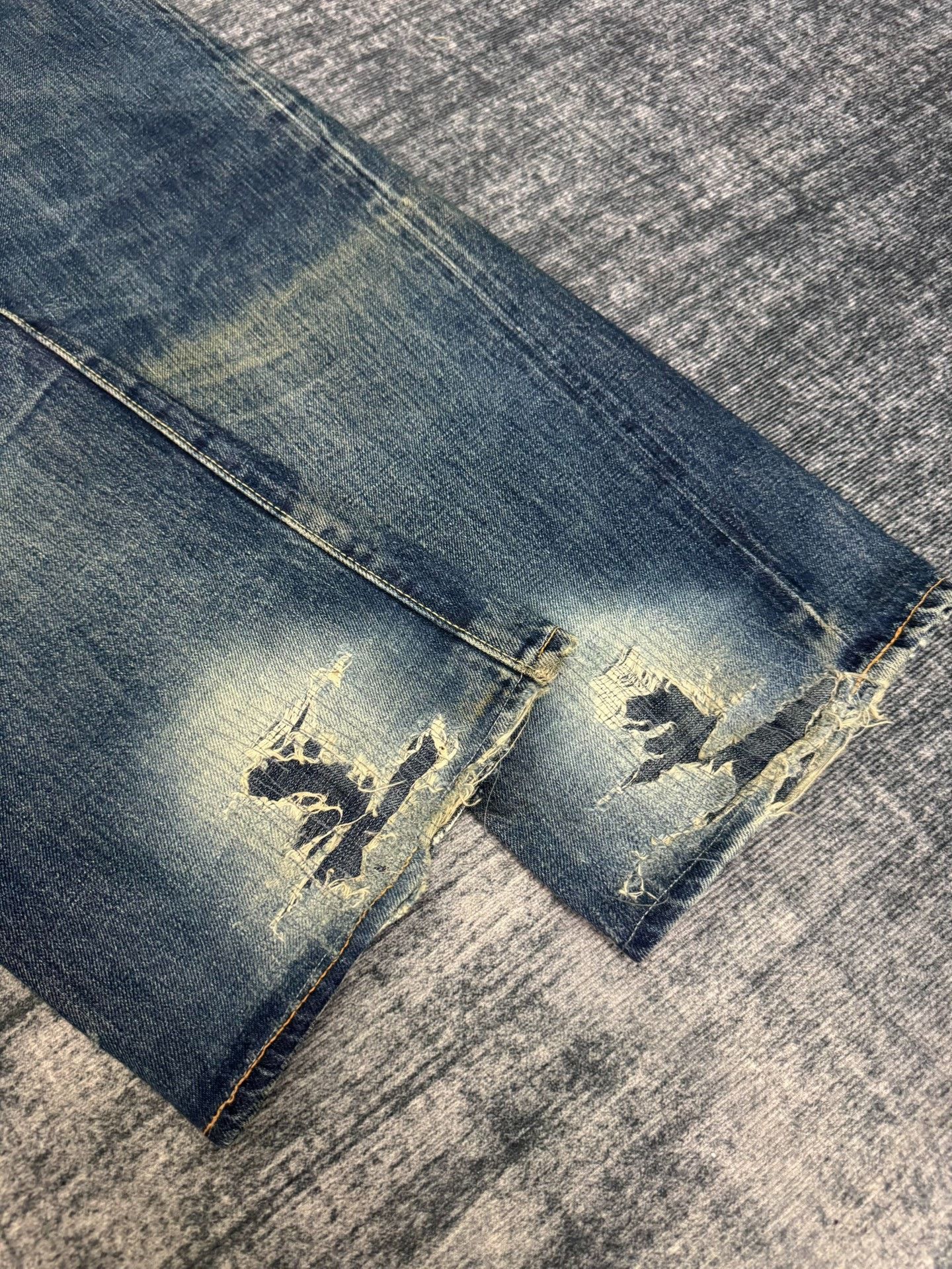 Vintage Vintage 00s Japanese Washed Blue Jeans Size US 28 / EU 44 - 6 Thumbnail