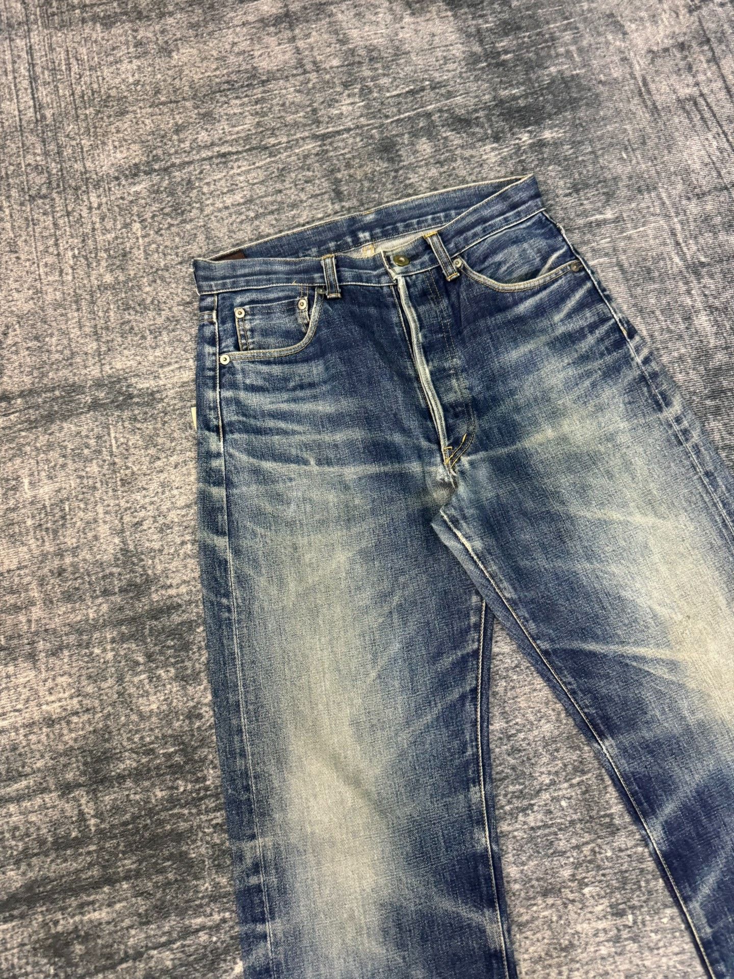 Vintage Vintage TAKO Japan Washed Retro Blue Jeans Size US 29 - 2 Thumbnail