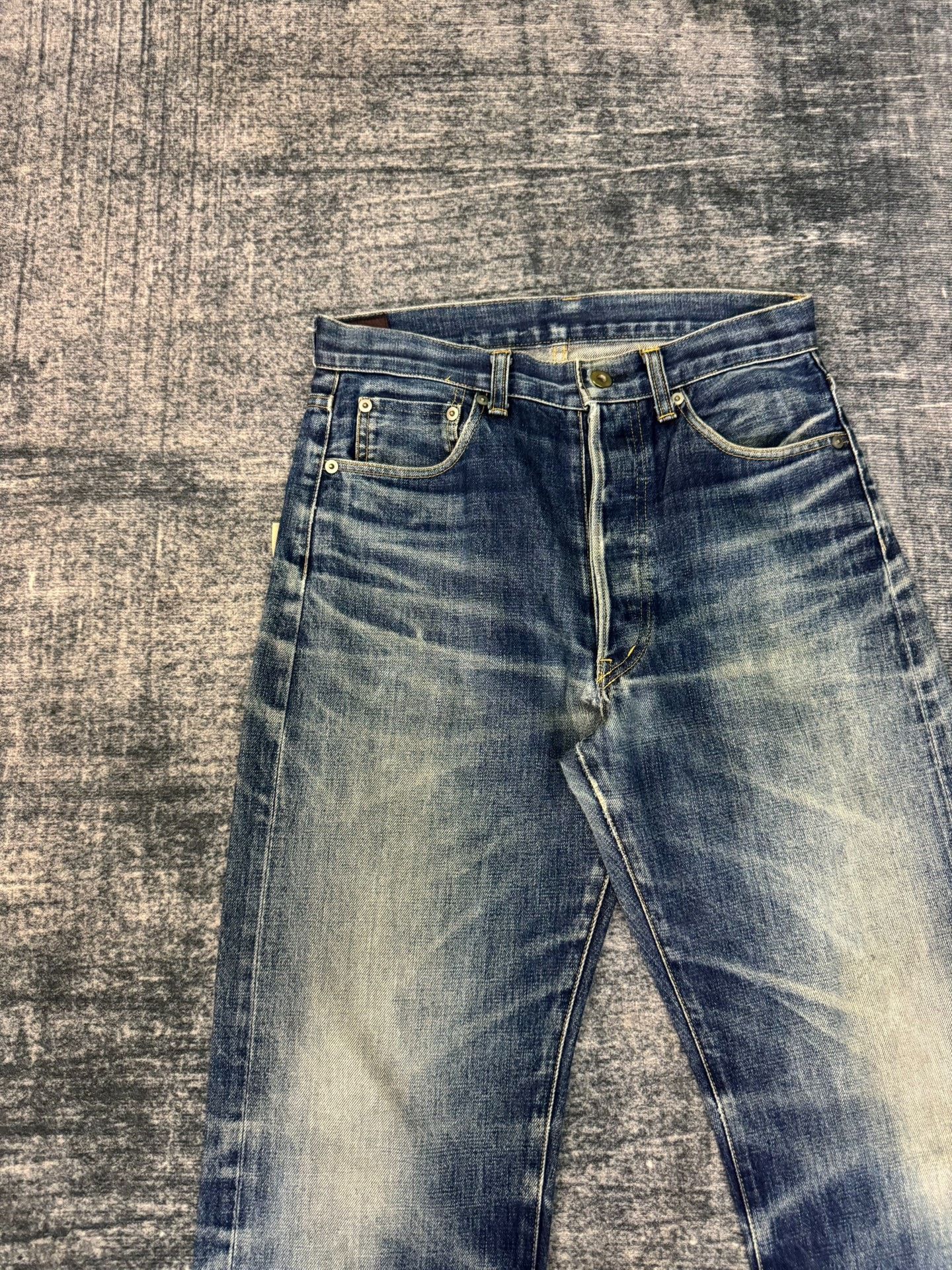 Vintage Vintage TAKO Japan Washed Retro Blue Jeans Size US 29 - 3 Thumbnail