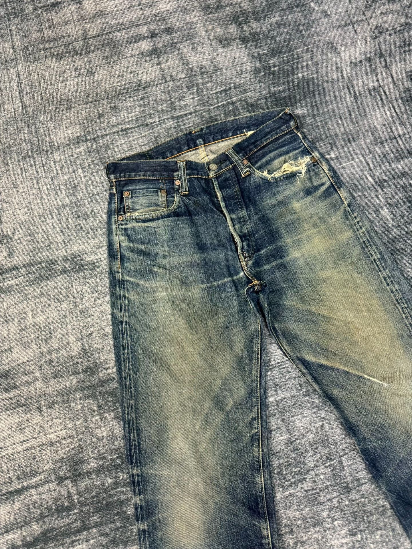 Sugar Cane Vintage Sugar Cane Japan Washed Blue Jeans Size US 28 / EU 44 - 2 Thumbnail