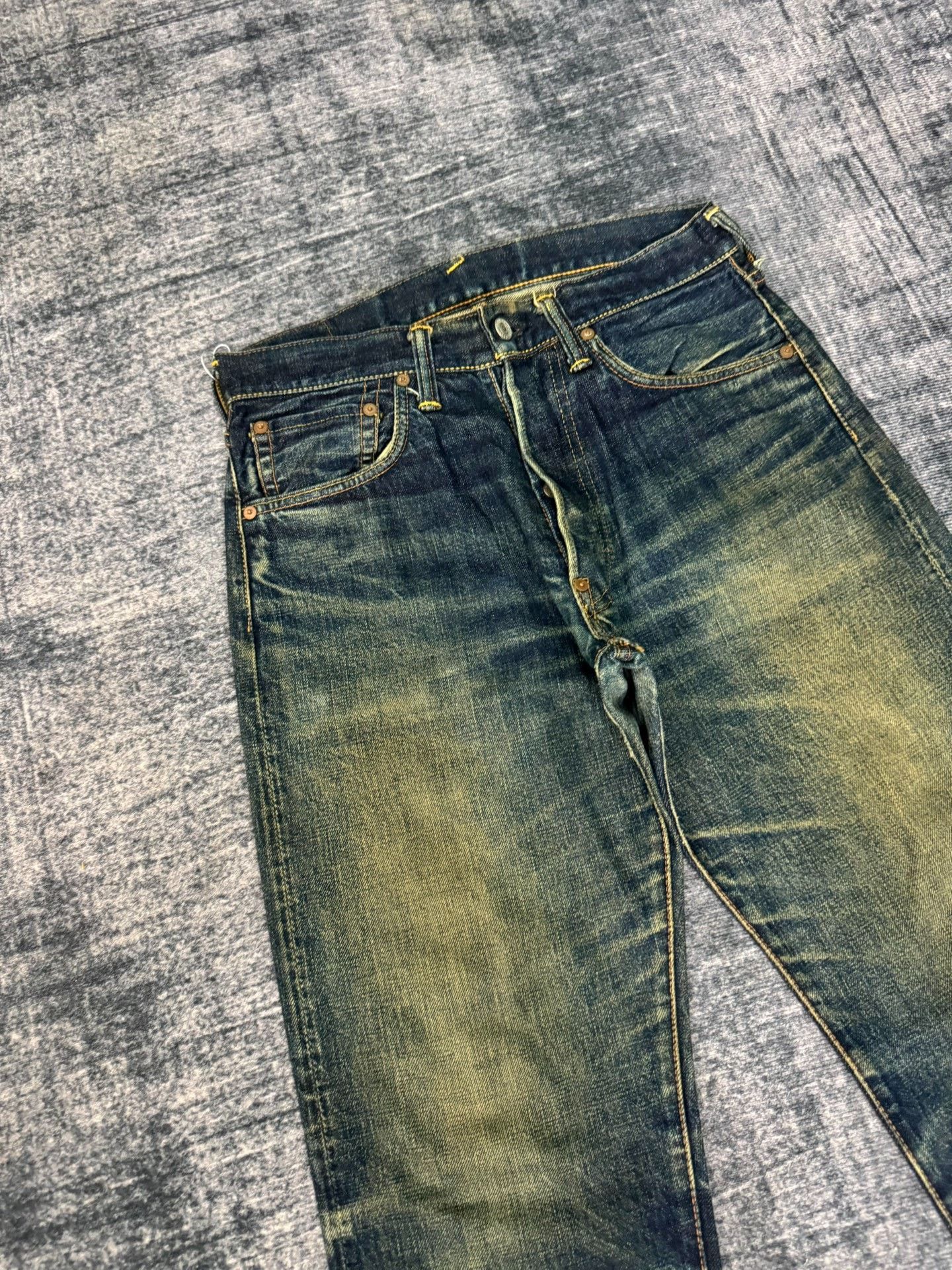 Evisu Vintage Evisu No.2 Washed Blue Jeans Size US 31 - 2 Thumbnail