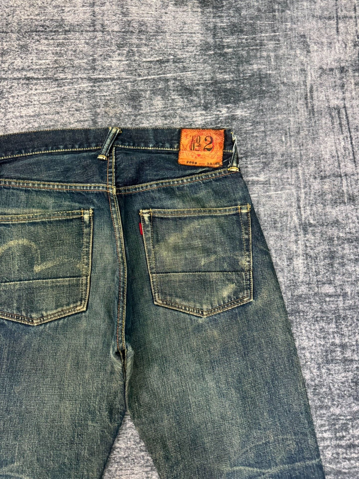Evisu Vintage Evisu No.2 Washed Blue Jeans Size US 31 - 7 Thumbnail