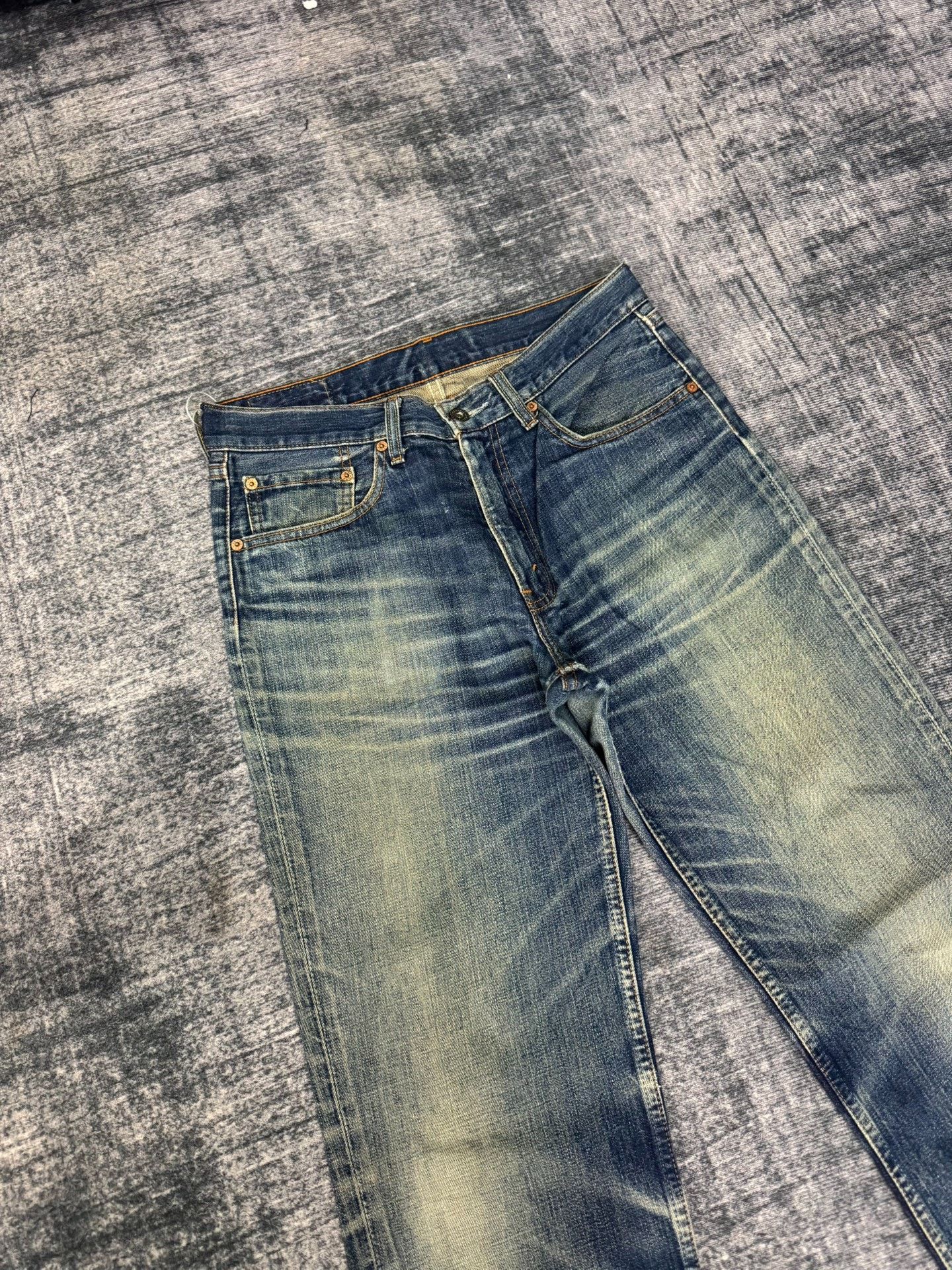 Levi's Vintage Levi's 502 Japanese Washed Blue Jeans Size US 32 / EU 48 - 2 Thumbnail