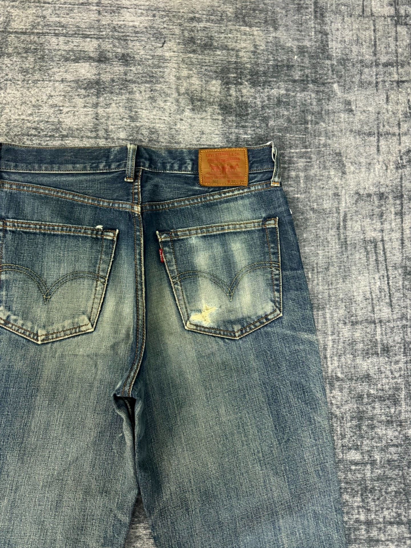 Levi's Vintage Levi's 502 Japanese Washed Blue Jeans Size US 32 / EU 48 - 6 Thumbnail