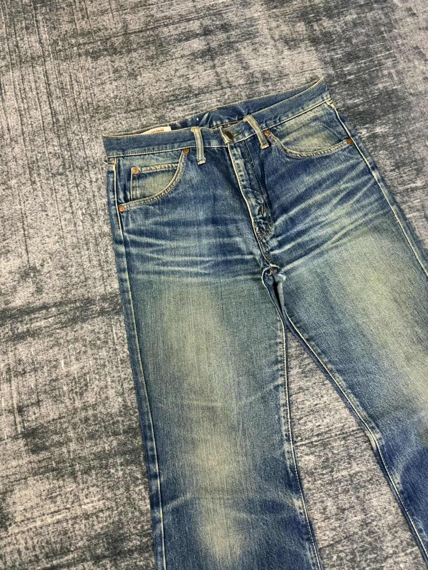 Vintage Vintage BIG JOHN Retro Blue Jeans Size US 32 / EU 48 - 2 Thumbnail