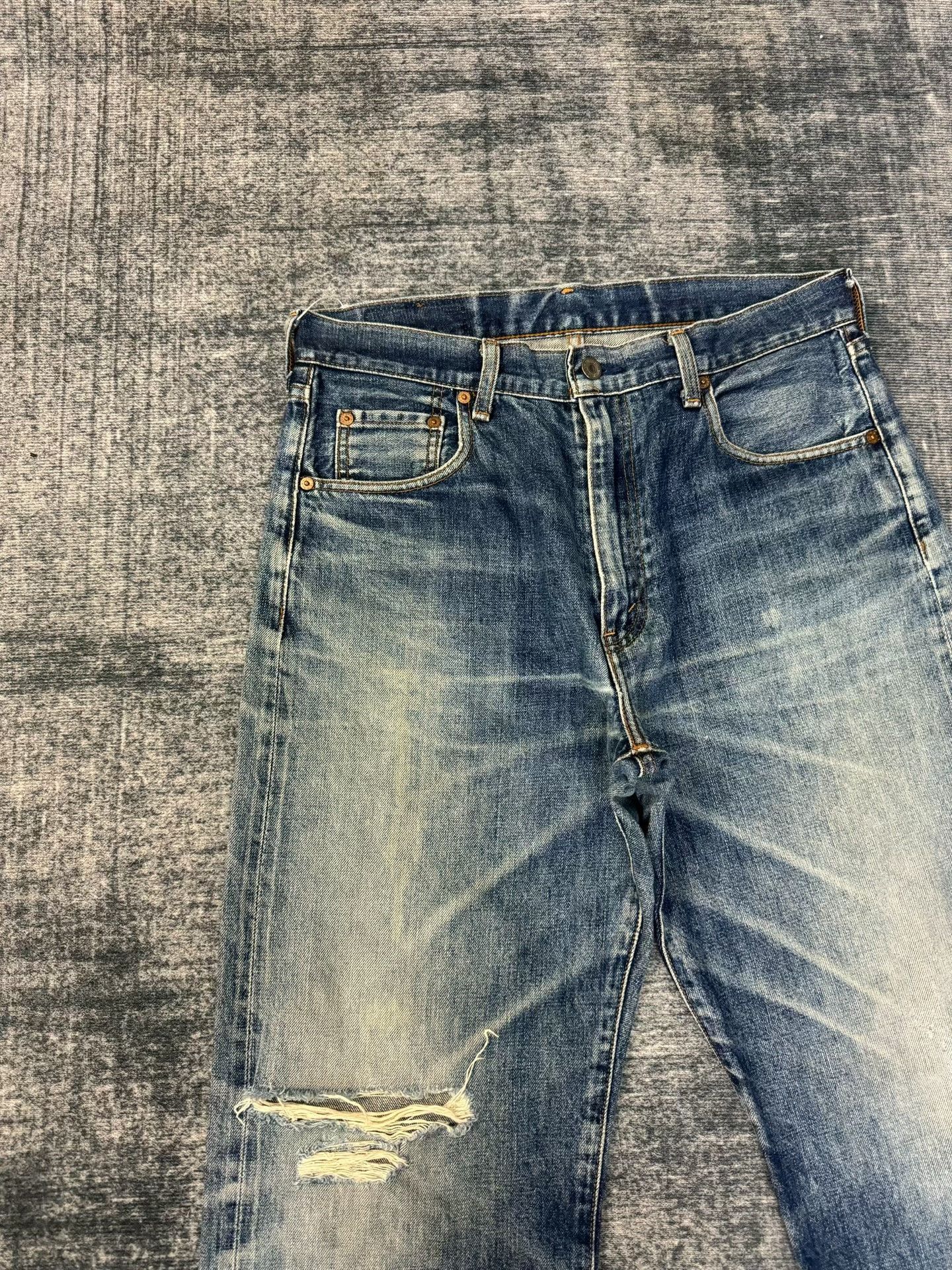 Levi's Vintage Levi's 502 LVC Japanese Washed Jeans Size US 33 - 3 Thumbnail