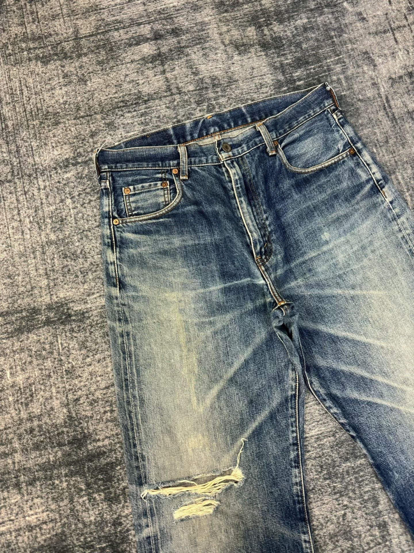 Levi's Vintage Levi's 502 LVC Japanese Washed Jeans Size US 33 - 2 Thumbnail