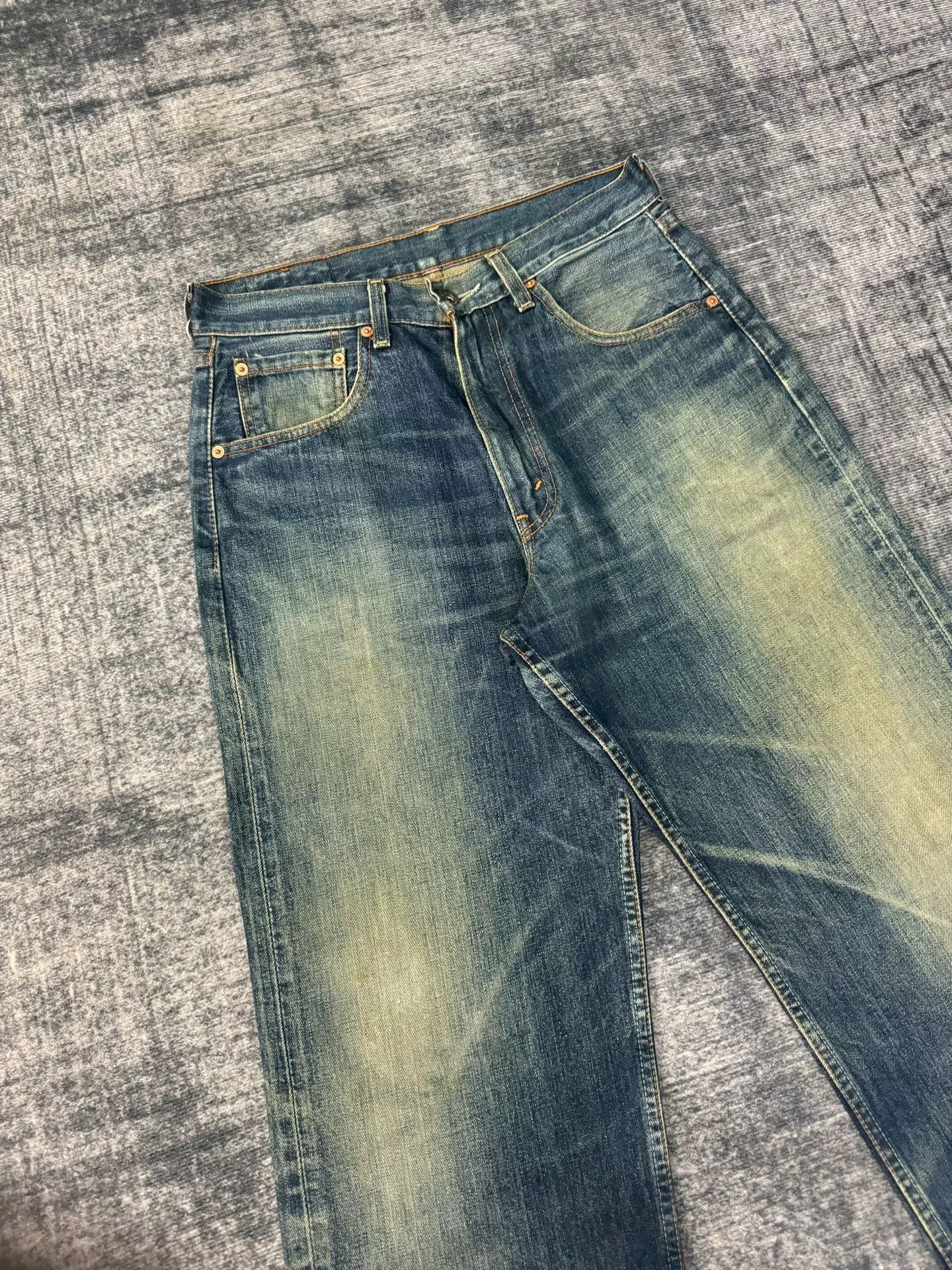 Levi's Vintage Levi's 504 Japanese Washed Blue Jeans Size US 32 / EU 48 - 2 Thumbnail