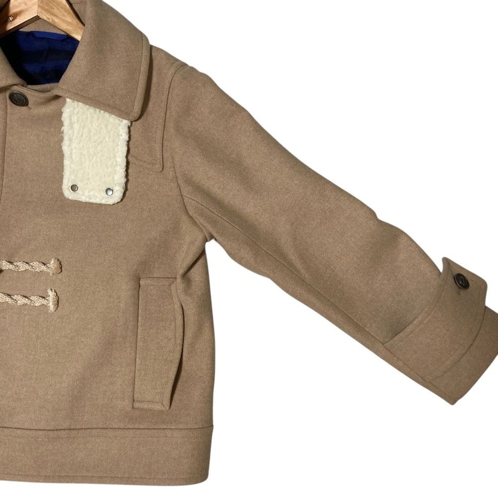 Other Other daichiogata Wool Short Coat Textile Outerwear ADR25AWBL01 DUTY FREE for USA Size ONE SIZE - 3 Thumbnail