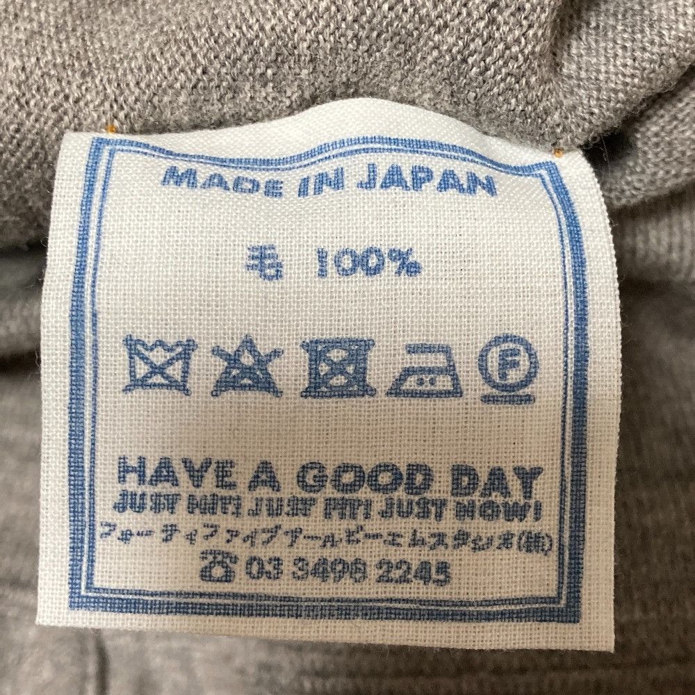 Other 45 45R US Moo Wool 908 Reverse Logo Stadium Wool Cardigan Textile Tops 80980533 DUTY FREE for USA Size ONE SIZE - 8 Thumbnail