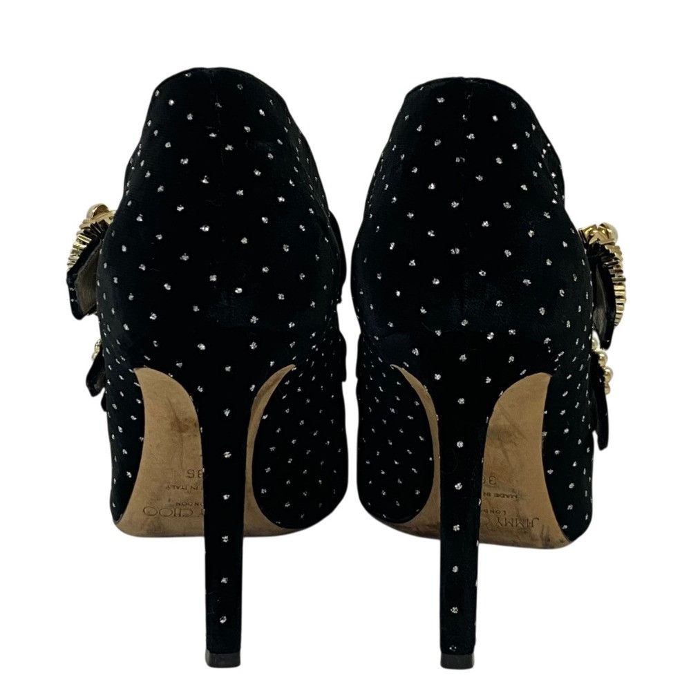 Jimmy Choo Jimmy Choo Jimmy Choo Velvet Pumps Textile Shoes DUTY FREE for USA Size ONE SIZE - 3 Thumbnail