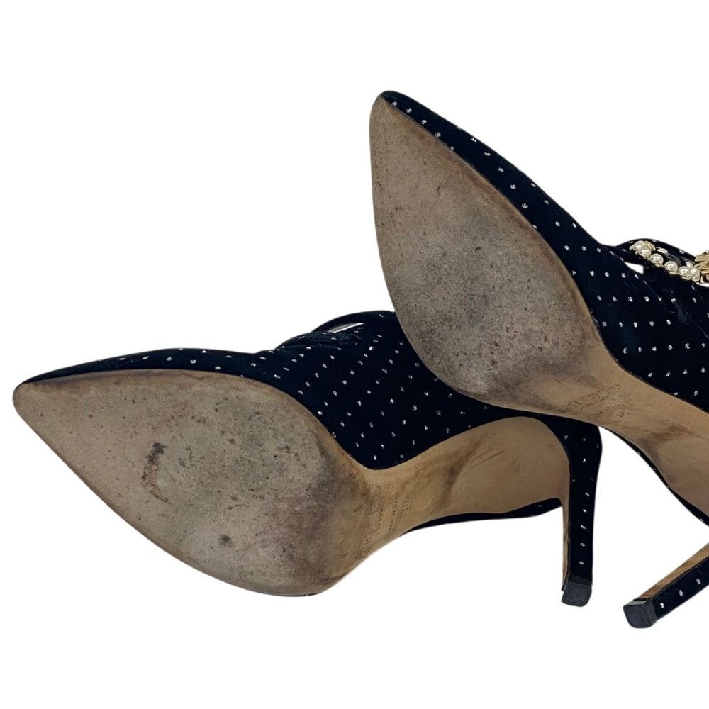 Jimmy Choo Jimmy Choo Jimmy Choo Velvet Pumps Textile Shoes DUTY FREE for USA Size ONE SIZE - 9 Thumbnail