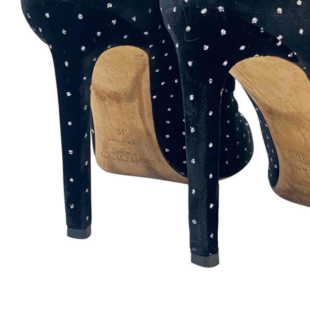 Jimmy Choo Jimmy Choo Jimmy Choo Velvet Pumps Textile Shoes DUTY FREE for USA Size ONE SIZE - 8 Thumbnail
