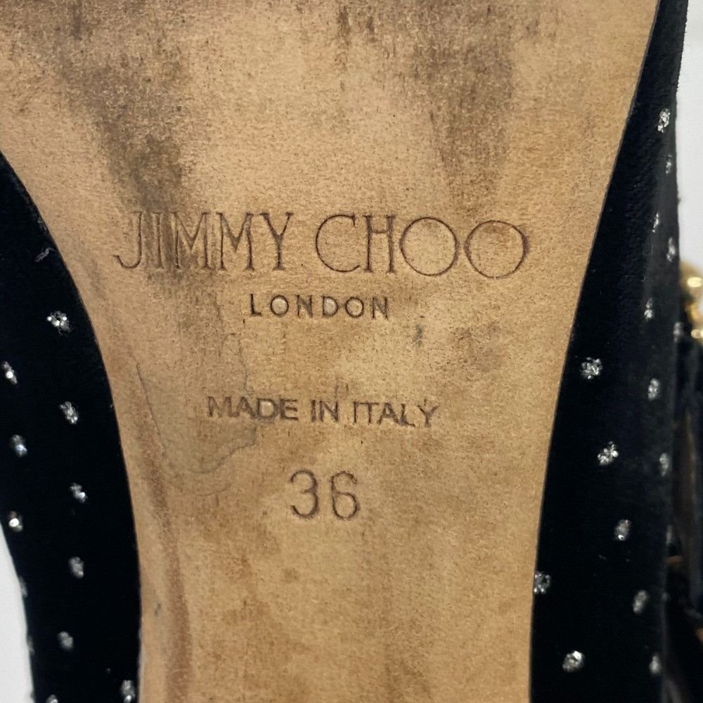 Jimmy Choo Jimmy Choo Jimmy Choo Velvet Pumps Textile Shoes DUTY FREE for USA Size ONE SIZE - 12 Thumbnail