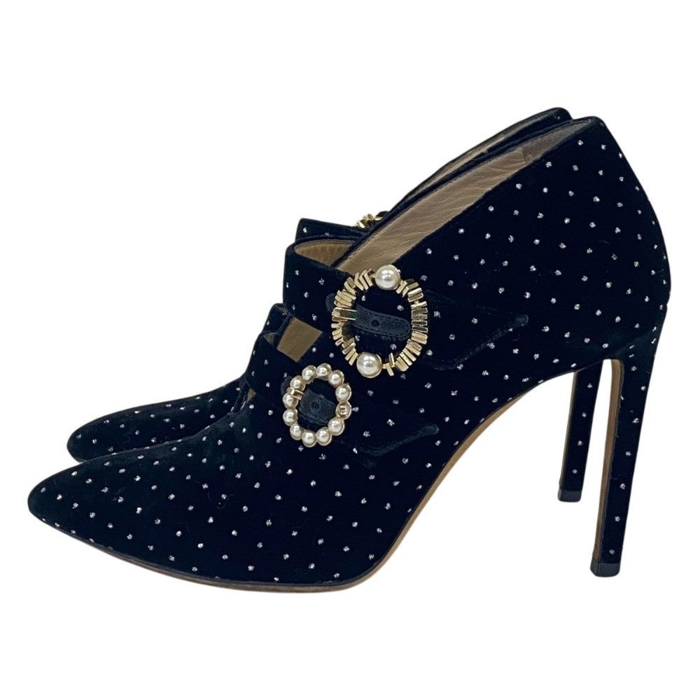 Jimmy Choo Jimmy Choo Jimmy Choo Velvet Pumps Textile Shoes DUTY FREE for USA Size ONE SIZE - 2 Thumbnail