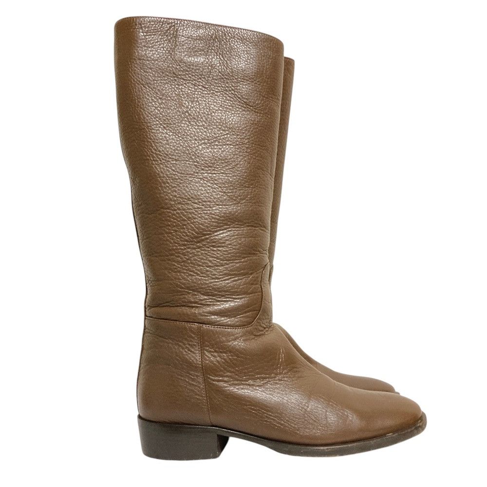 Max Mara Max Mara Max Mara Leather Long Boots Leather Shoes DUTY FREE for USA Size ONE SIZE - 4 Thumbnail