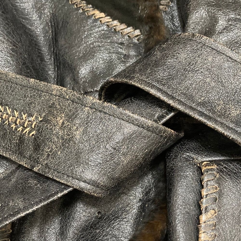 Other Other Ruffo research Shearling Belted Long Coat Leather Outerwear DUTY FREE for USA Size ONE SIZE - 9 Thumbnail