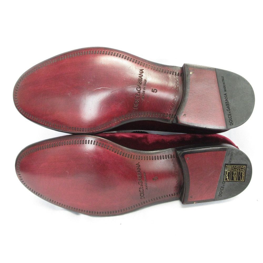 Dolce & Gabbana Dolce & Gabbana Dolce&Gabbana Velour Loafers Textile Shoes DUTY FREE for USA Size ONE SIZE - 5 Thumbnail