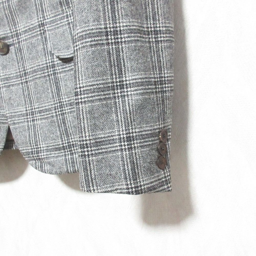 Other Other Drawer Check Wool Tailored Jacket Textile Outerwear 6522-299-0093 DUTY FREE for USA Size ONE SIZE - 3 Thumbnail