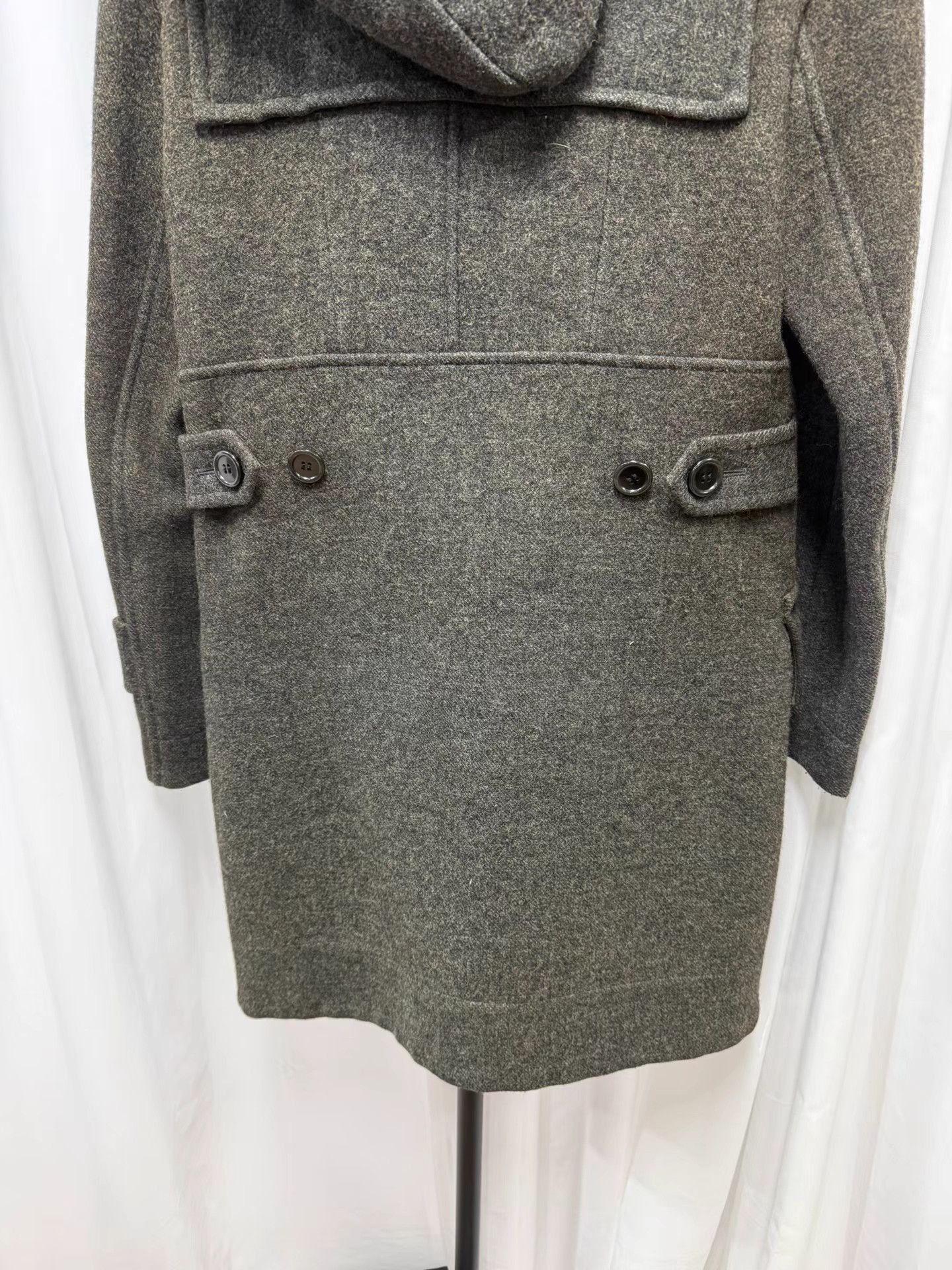 Undercover Gray Hooded Toggle-Closure Coat Size US M / EU 48-50 / 2 - 6 Thumbnail