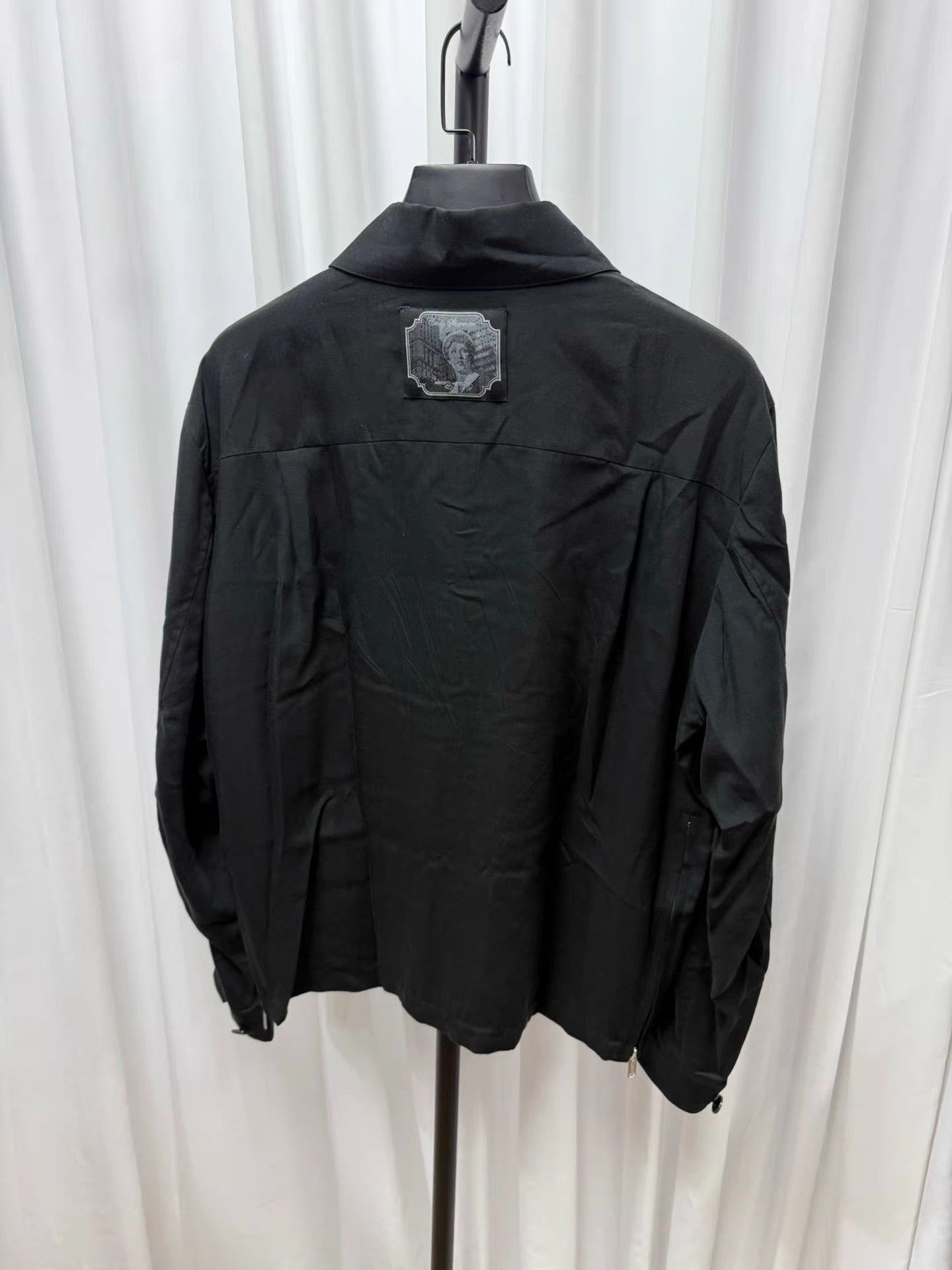 Undercover Black Collared Jacket with Portrait Print, Size L Size US L / EU 52-54 / 3 - 5 Thumbnail