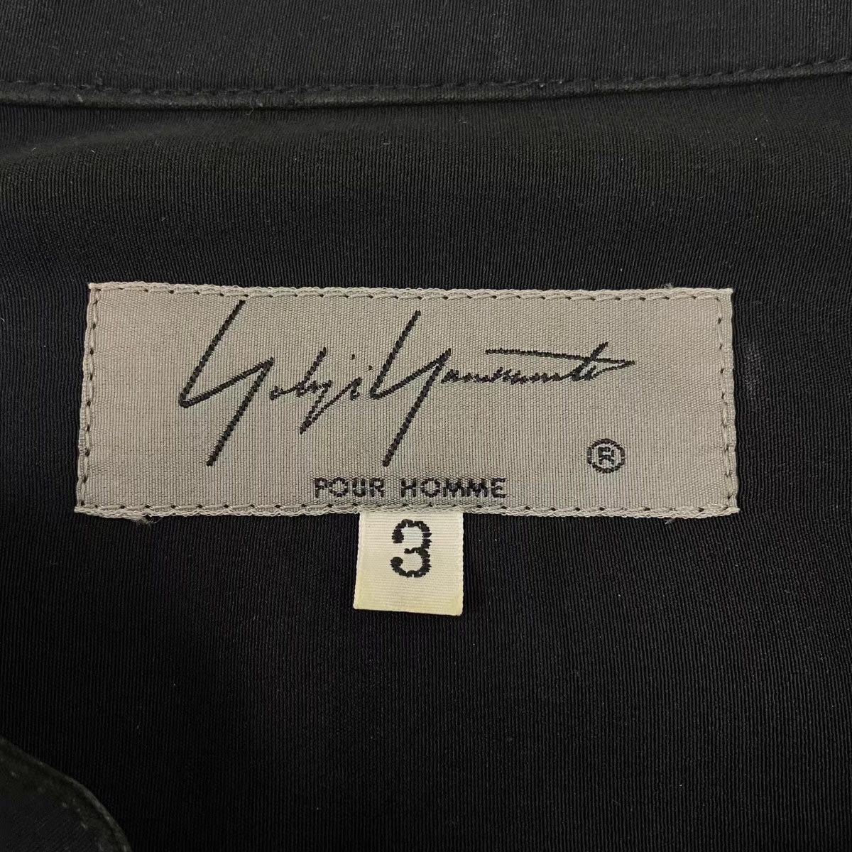 Yohji Yamamoto Black Long Sleeve Button-Up Shirt Size L Size US L / EU 52-54 / 3 - 5 Thumbnail