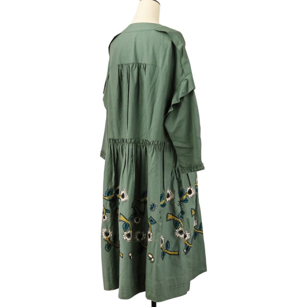 mina perhonen Mina Perhonen mina perhonen yume silk blend midi dress Textile Dresses ya3769 DUTY FREE for USA Size ONE SIZE - 6 Thumbnail