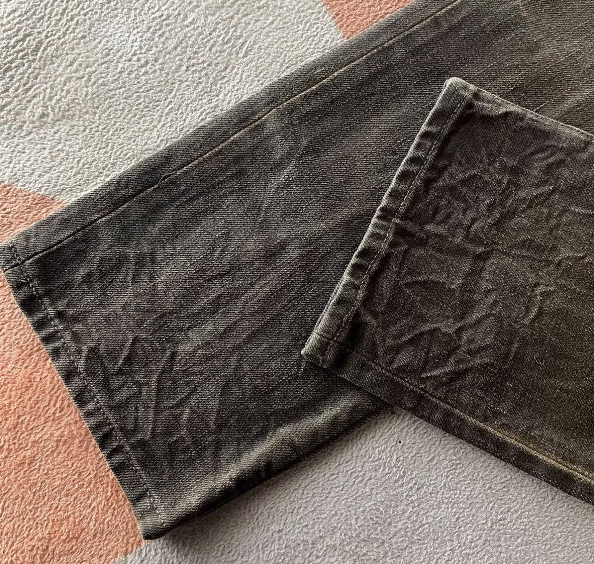 RRL Ralph Lauren Brown Denim Pants Size 32 Size US 32 / EU 48 - 8 Thumbnail