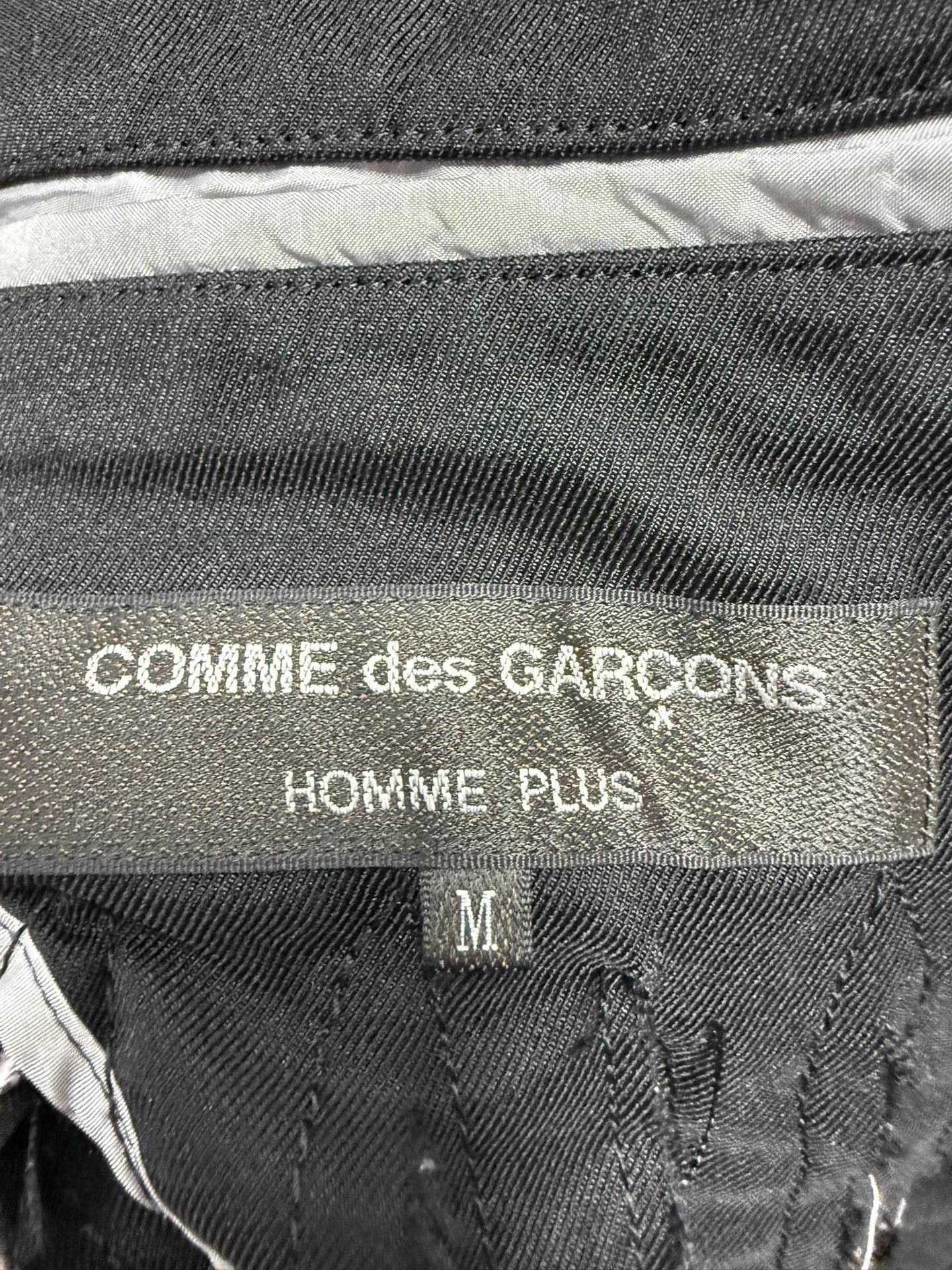 Comme des Garcons Homme Plus Black Fringe-Detailed Blazer Jacket Size M Size US M / EU 48-50 / 2 - 7 Thumbnail