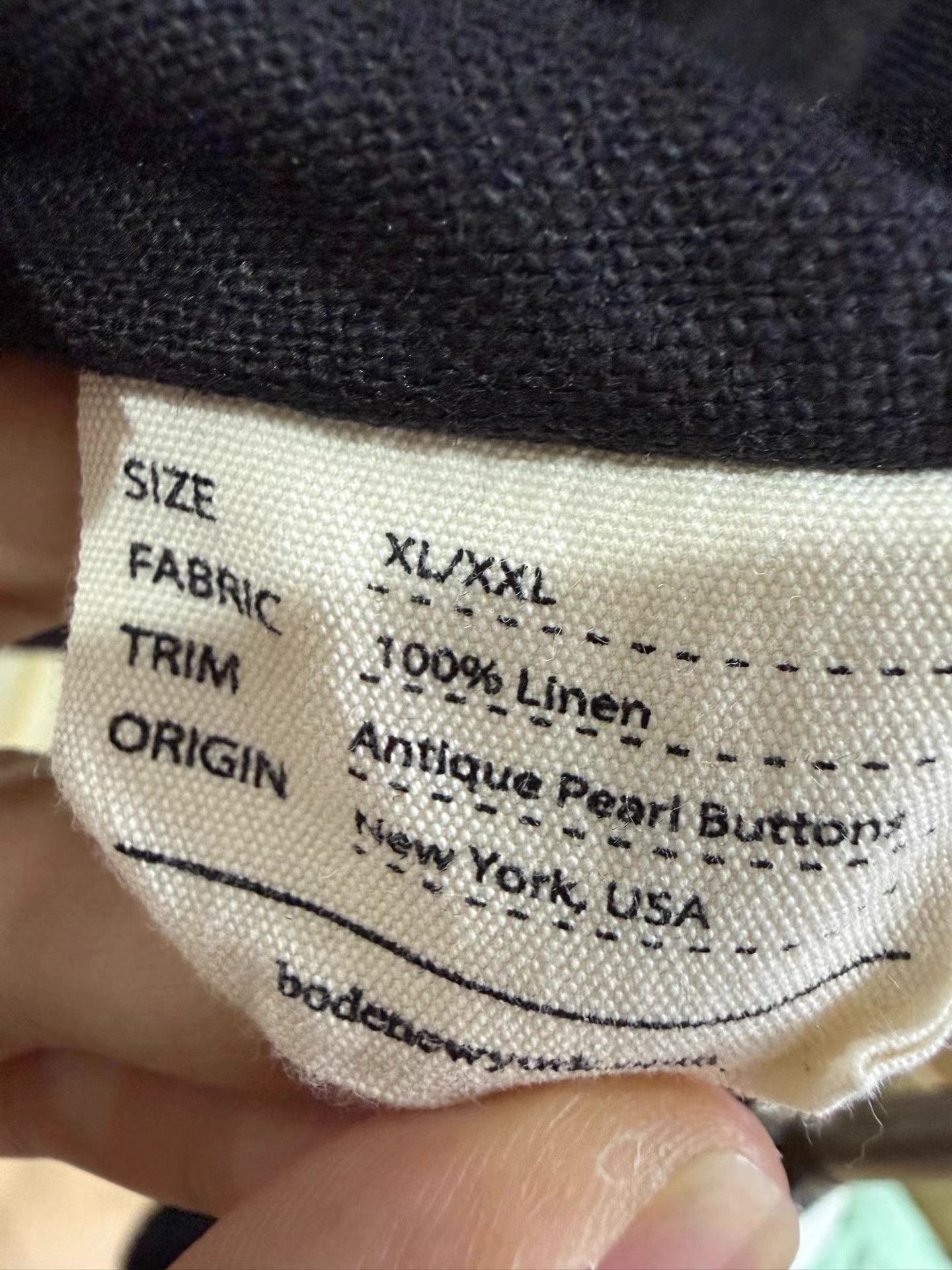 Bode Black Short-Sleeve Shirt with Decorative Button Details Size US XL / EU 56 / 4 - 5 Thumbnail