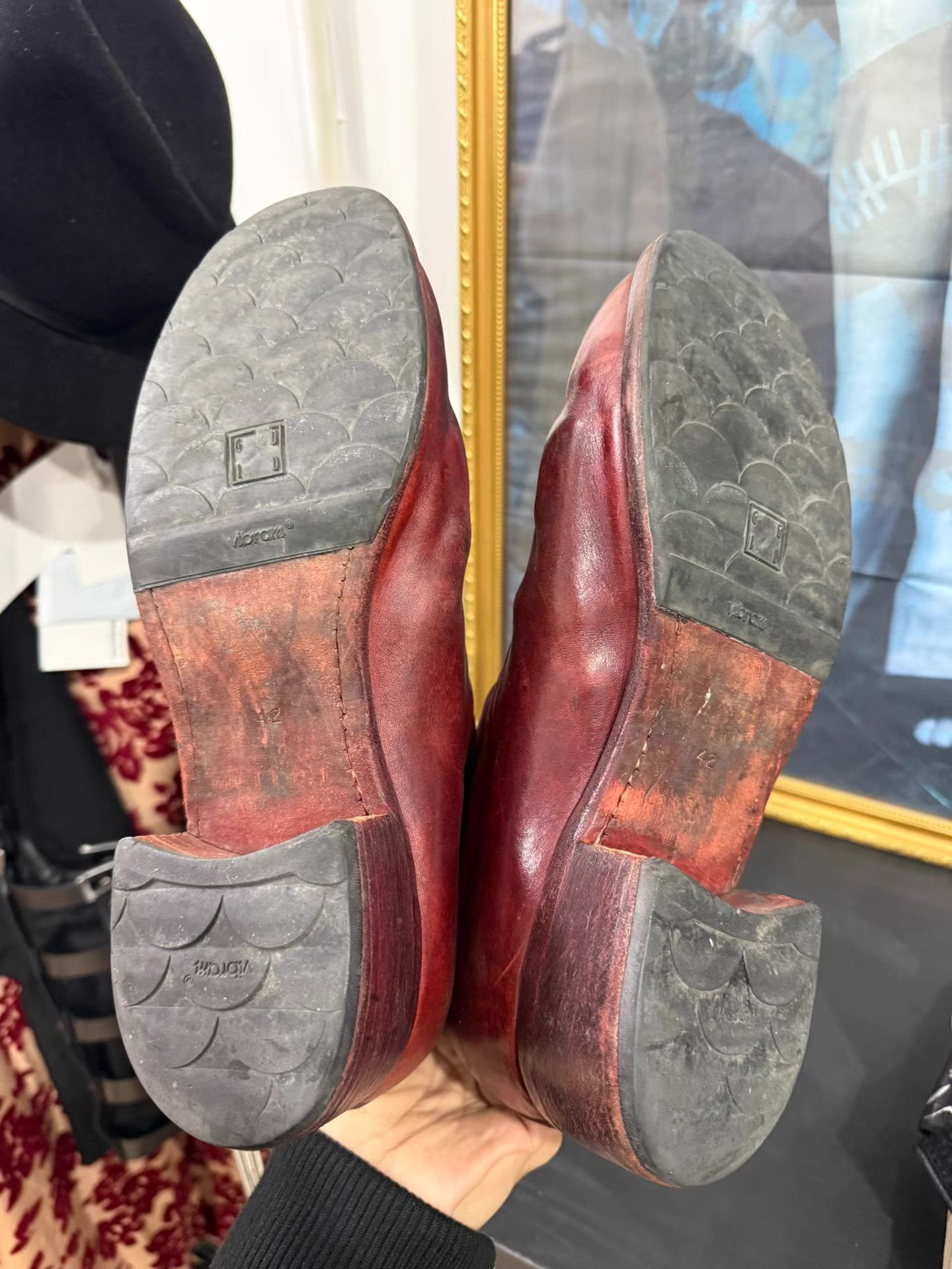 Guidi Red Leather Zip-Up Boots Size 9 Size US 9 / EU 42 - 7 Thumbnail