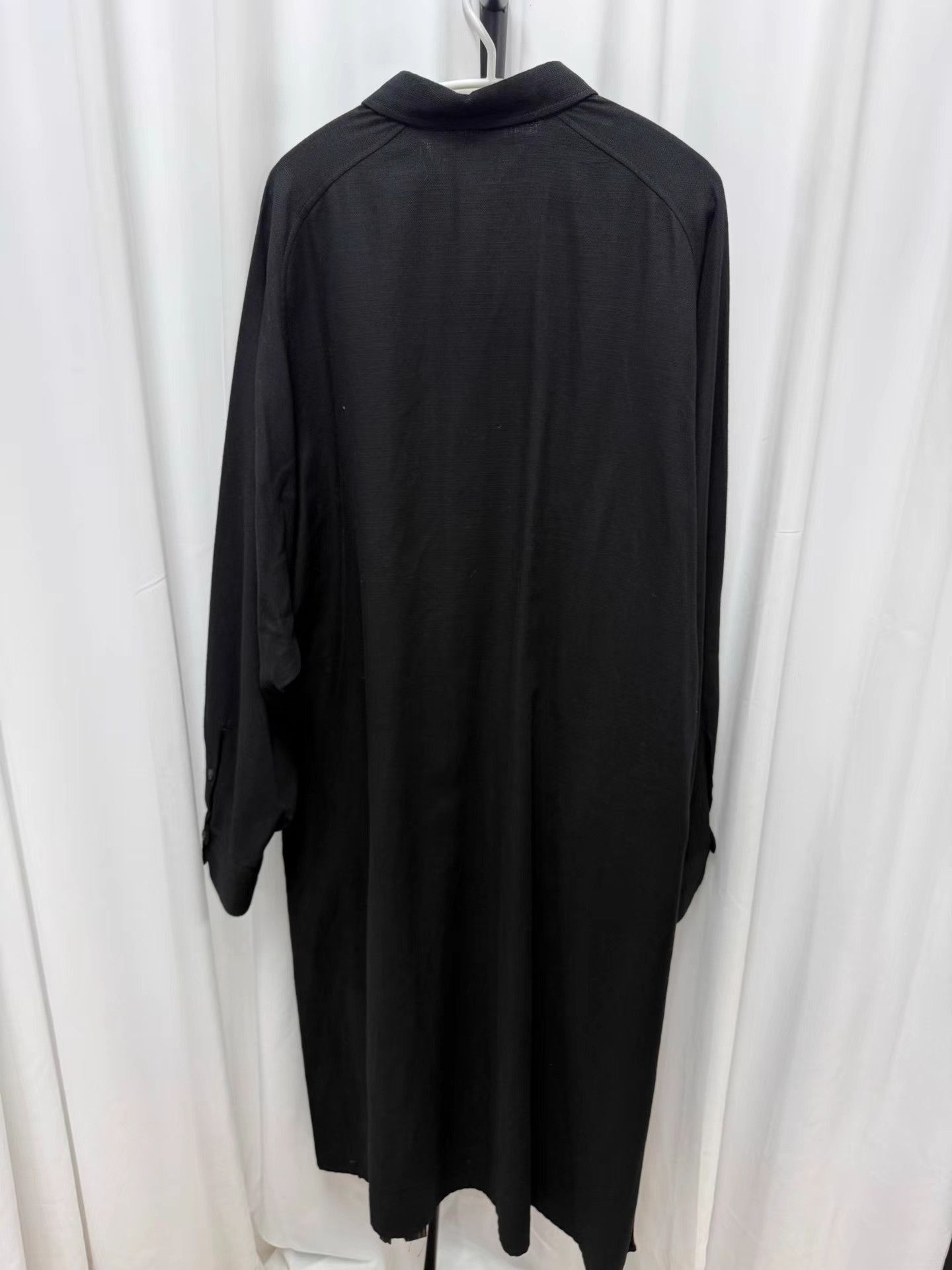 Yohji Yamamoto Black XL Long Sleeve Button-Up Shirt Size US XL / EU 56 / 4 - 5 Thumbnail