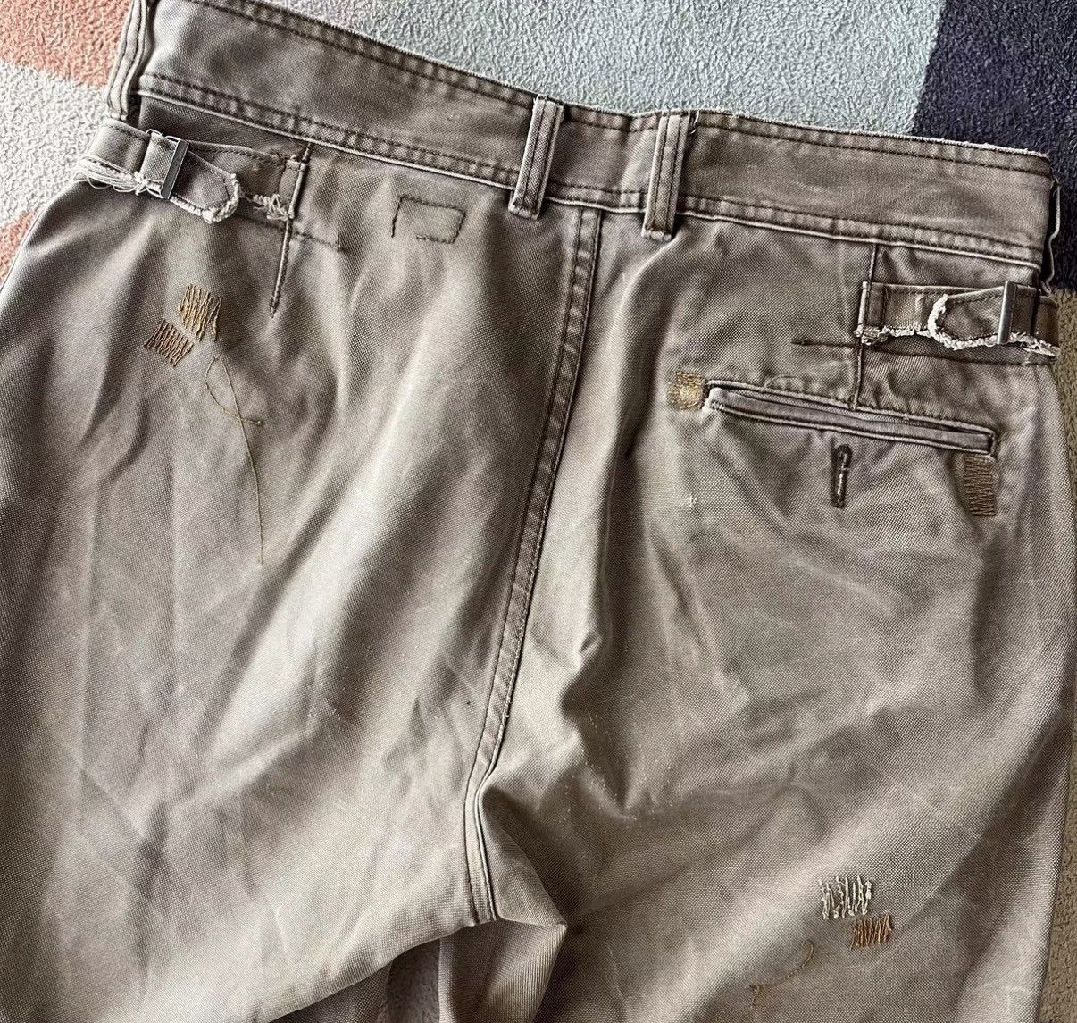 Polo Ralph Lauren Beige Casual Pants with Patch Pockets Size US 30 / EU 46 - 9 Thumbnail