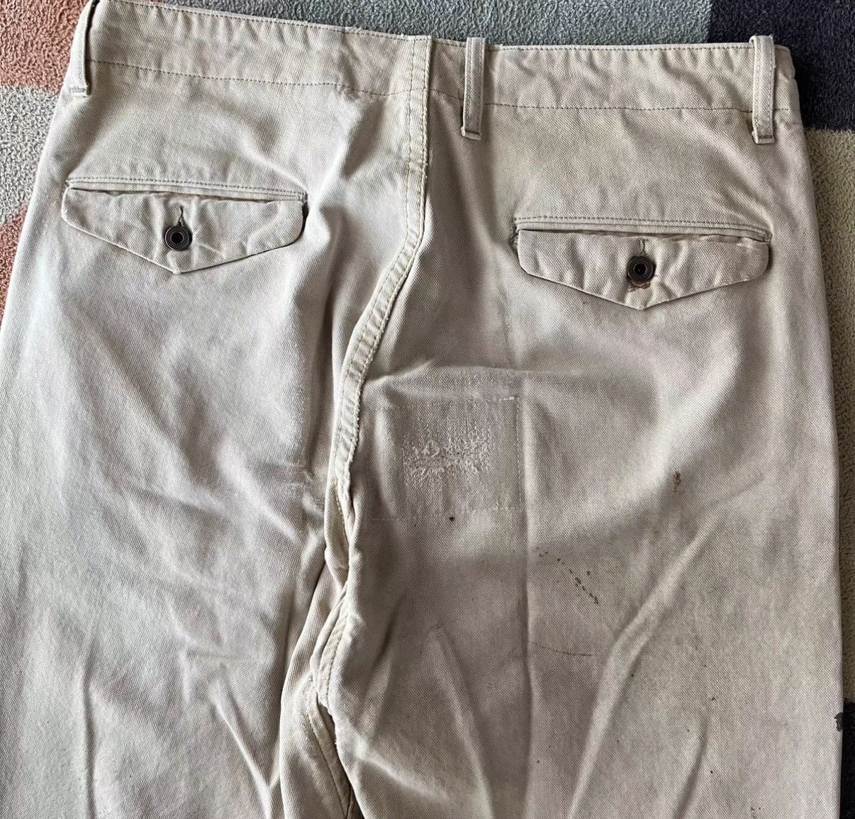 RRL Ralph Lauren White Casual Pants Size 28 Size US 28 / EU 44 - 4 Thumbnail