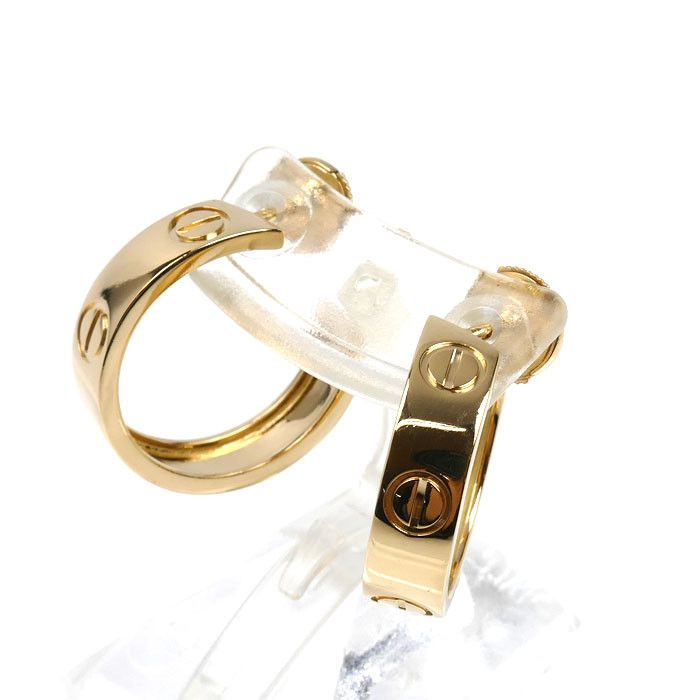 Cartier Cartier Cartier Love Au750 Earrings Precious Metal Earrings DUTY FREE for USA Size ONE SIZE - 2 Thumbnail