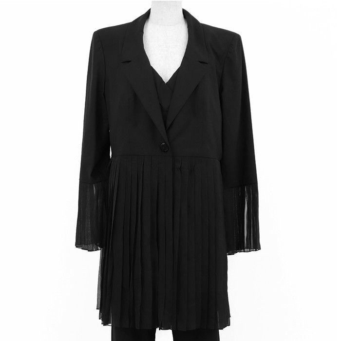 Chanel Chanel Chanel Wool Silk Three Piece Set Textile Suits 01P P17313 DUTY FREE for USA Size ONE SIZE - 2 Thumbnail