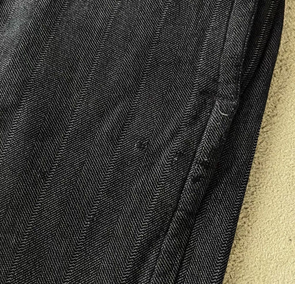 RRL Ralph Lauren Gray Pinstripe Casual Pants Size 34 Size US 34 / EU 50 - 8 Thumbnail