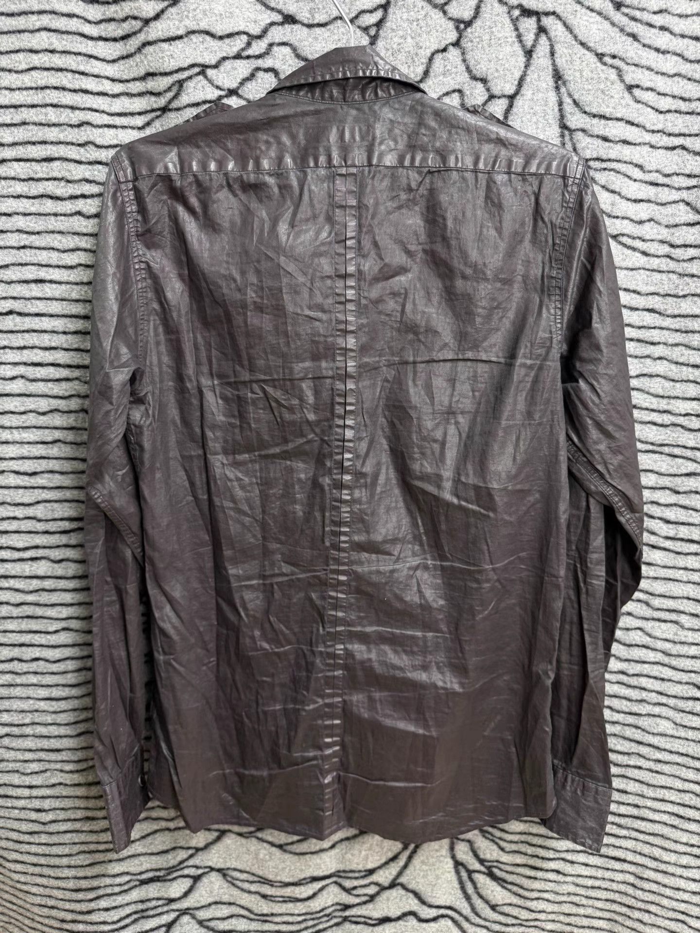 Dries Van Noten Brown Long Sleeve Button-Up Shirt Size S Size US S / EU 44-46 / 1 - 5 Thumbnail