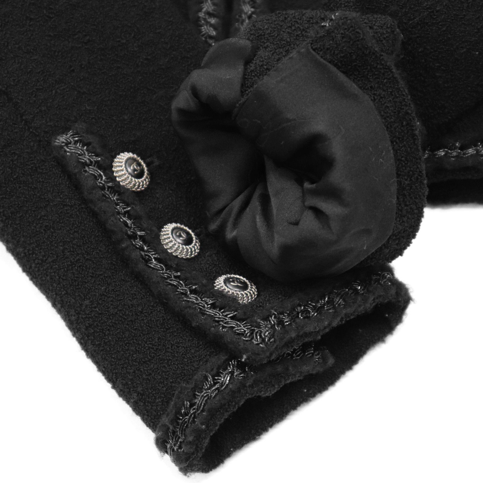 Chanel Chanel Chanel Wool Blend Tweed Jacket Textile Outerwear P33858 DUTY FREE for USA Size ONE SIZE - 7 Thumbnail