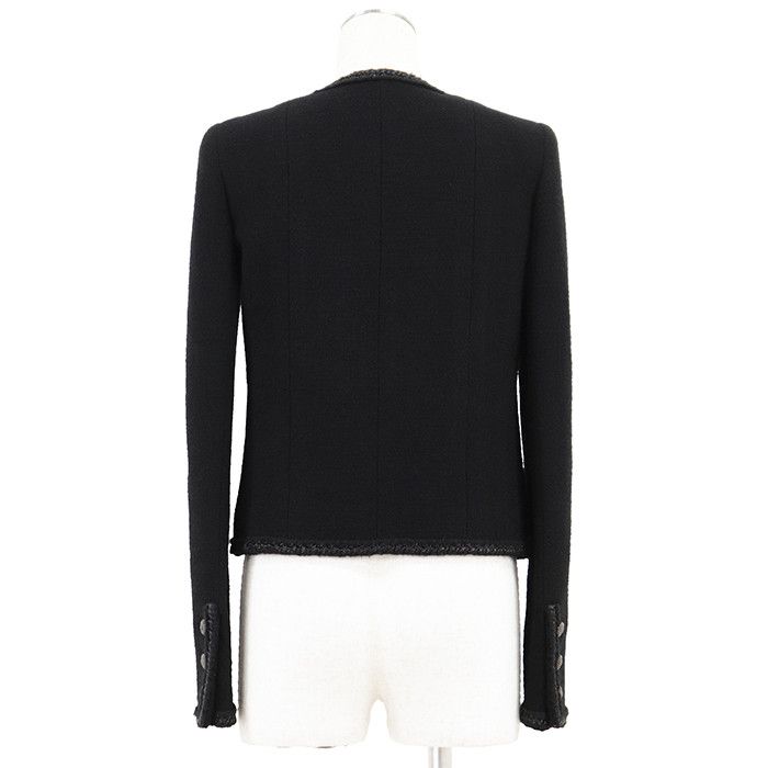 Chanel Chanel Chanel Wool Blend Tweed Jacket Textile Outerwear P33858 DUTY FREE for USA Size ONE SIZE - 5 Thumbnail