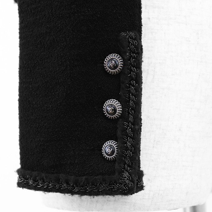 Chanel Chanel Chanel Wool Blend Tweed Jacket Textile Outerwear P33858 DUTY FREE for USA Size ONE SIZE - 16 Thumbnail