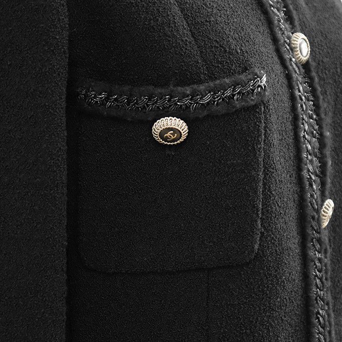 Chanel Chanel Chanel Wool Blend Tweed Jacket Textile Outerwear P33858 DUTY FREE for USA Size ONE SIZE - 11 Thumbnail