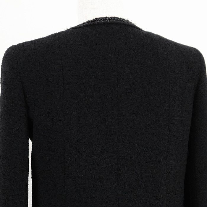 Chanel Chanel Chanel Wool Blend Tweed Jacket Textile Outerwear P33858 DUTY FREE for USA Size ONE SIZE - 18 Thumbnail