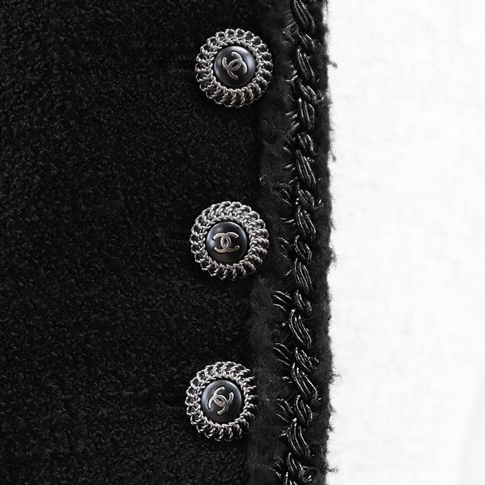 Chanel Chanel Chanel Wool Blend Tweed Jacket Textile Outerwear P33858 DUTY FREE for USA Size ONE SIZE - 17 Thumbnail