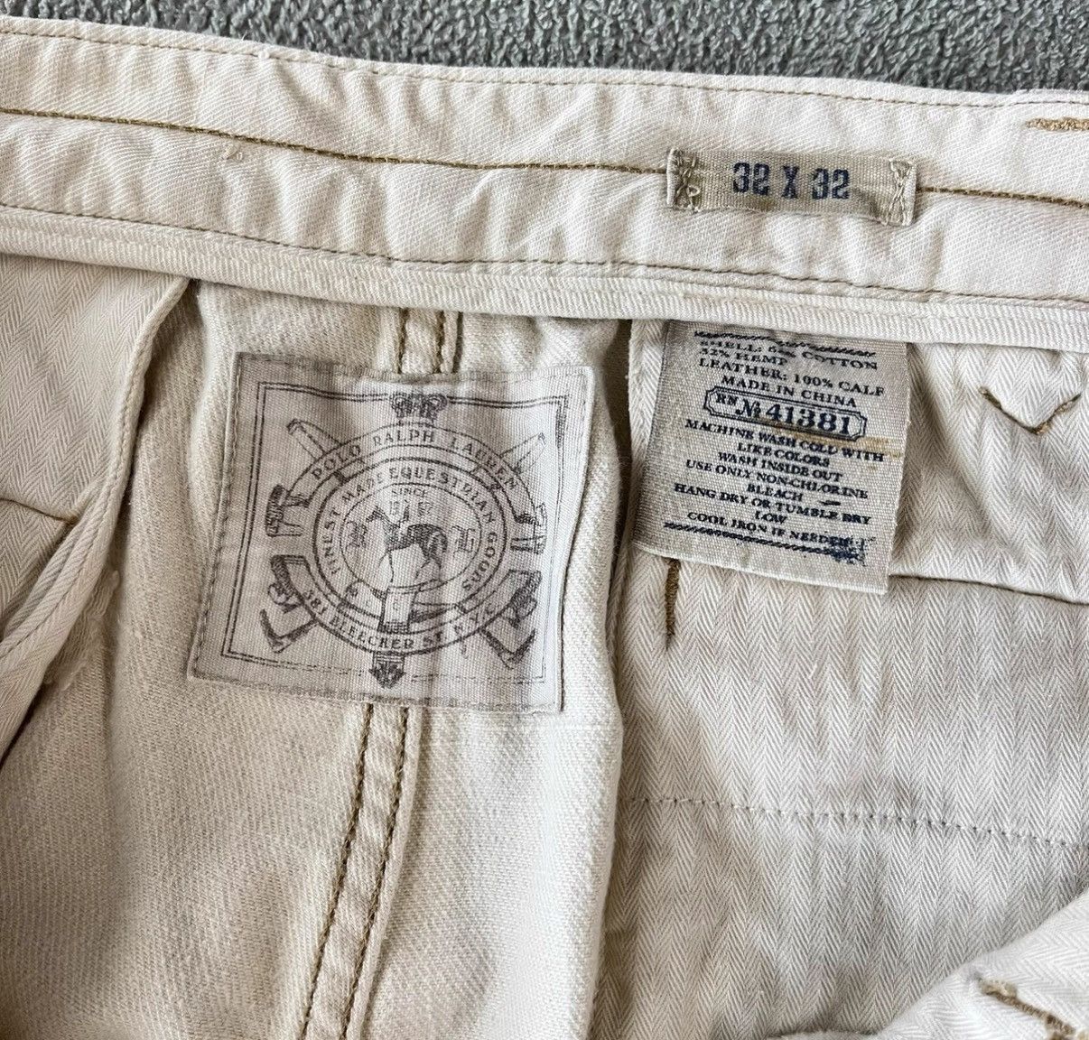 Ralph Lauren White Denim Pants with Contrast Panels Size 32 Size US 32 / EU 48 - 4 Thumbnail