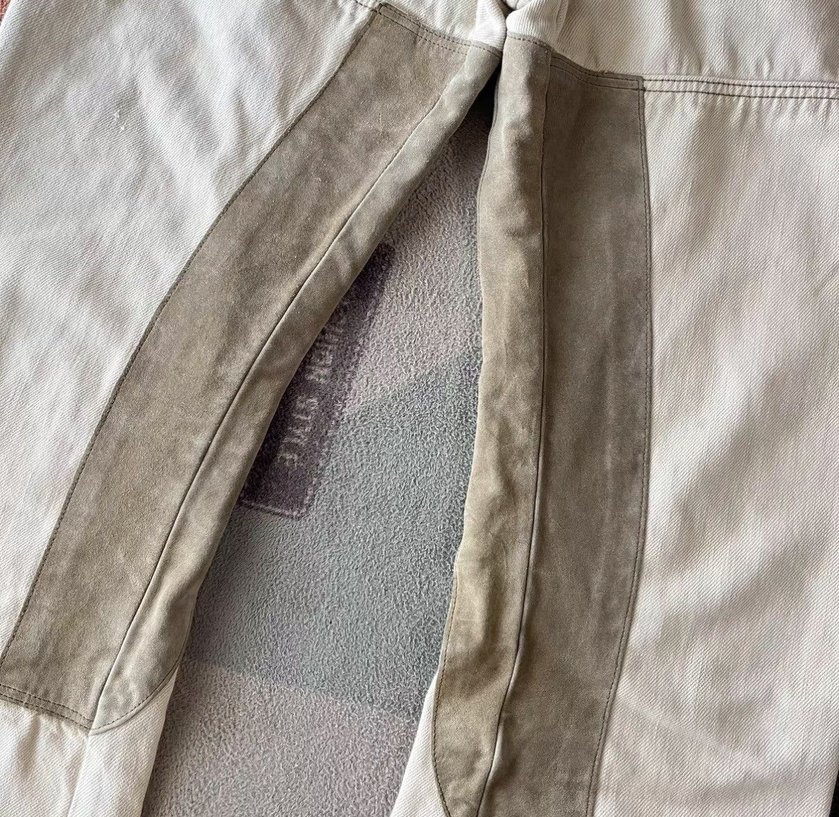 Ralph Lauren White Denim Pants with Contrast Panels Size 32 Size US 32 / EU 48 - 6 Thumbnail